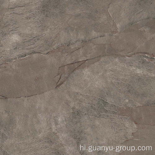 भूरे पत्थर Lappato देहाती चीनी मिट्टी के बरतन टाइल